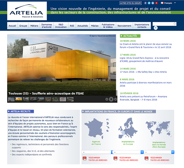 ARTELIA SAP