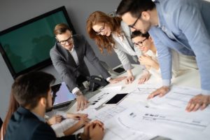 Group of business people collaborating in office