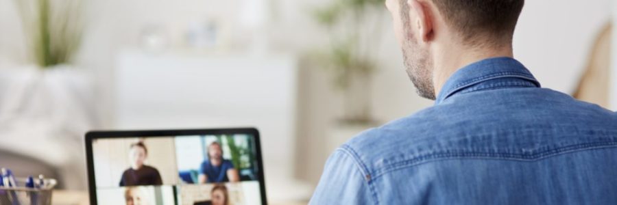 Video conference during home office Video conference during home office