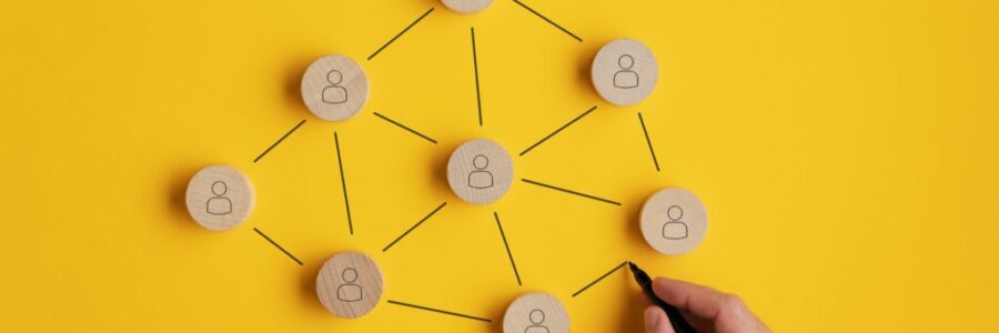 Conceptual image of network marketing Conceptual image of network marketing