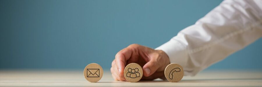 Customer service and information concept Customer service and information concept